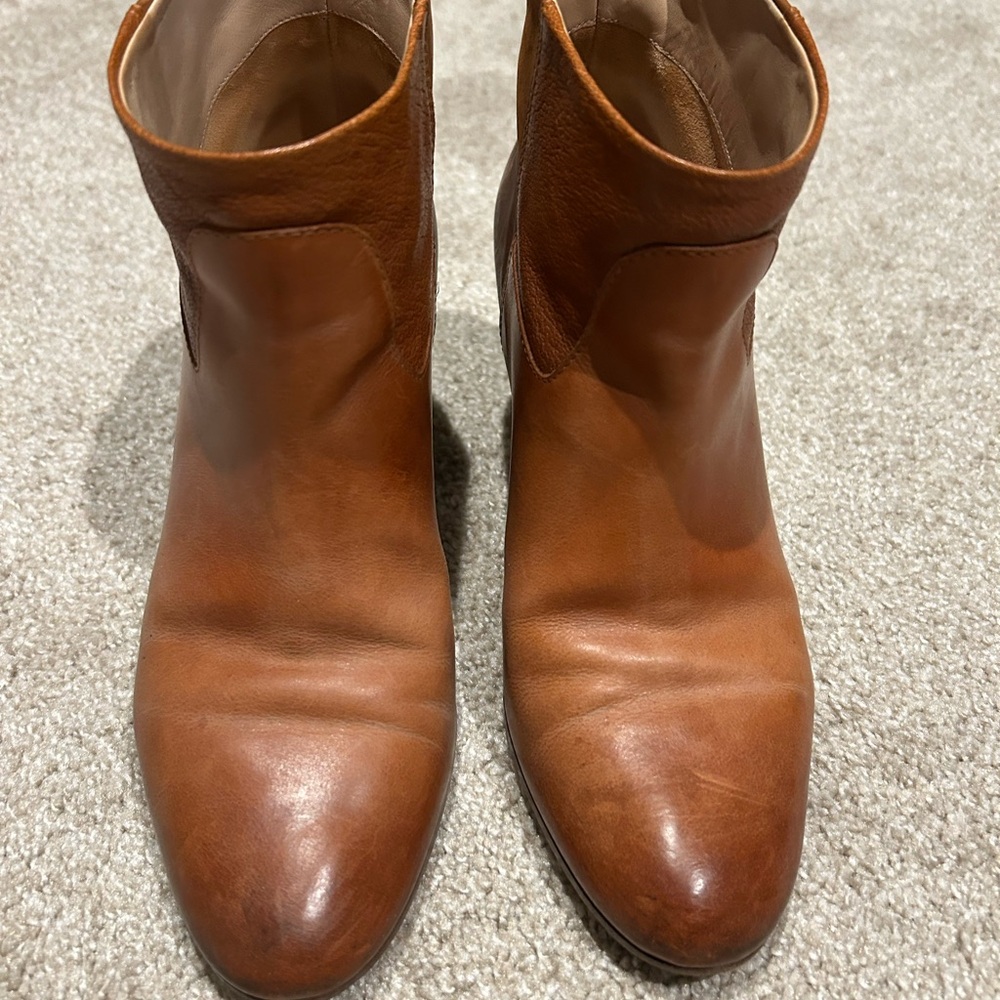 Maison Martin Margiela Brown Leather Heeled Boots
